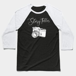 Photographer Gift for Photographer Story Teller Baseball T-Shirt